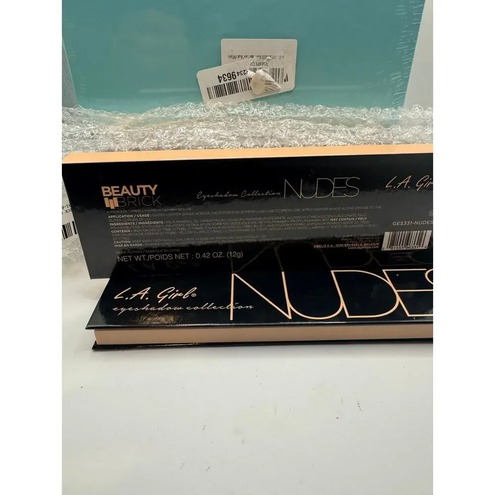 Lot of 5 L.A Girl Beauty Brick Eyeshadow Palette Nudes Colorway 0.42 Oz (12g)NIB